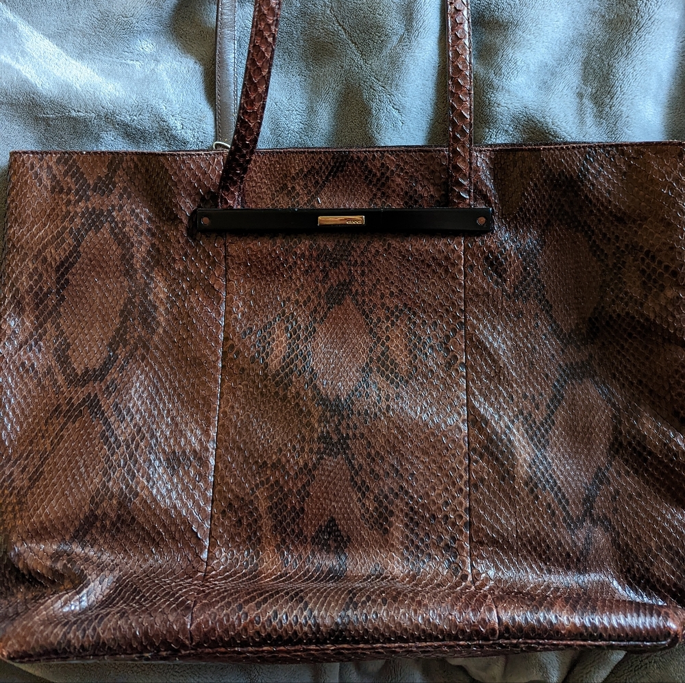 VINTAGE Gucci Python Tote